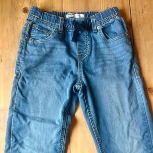 Boys Levi Pull On Blue Jeans